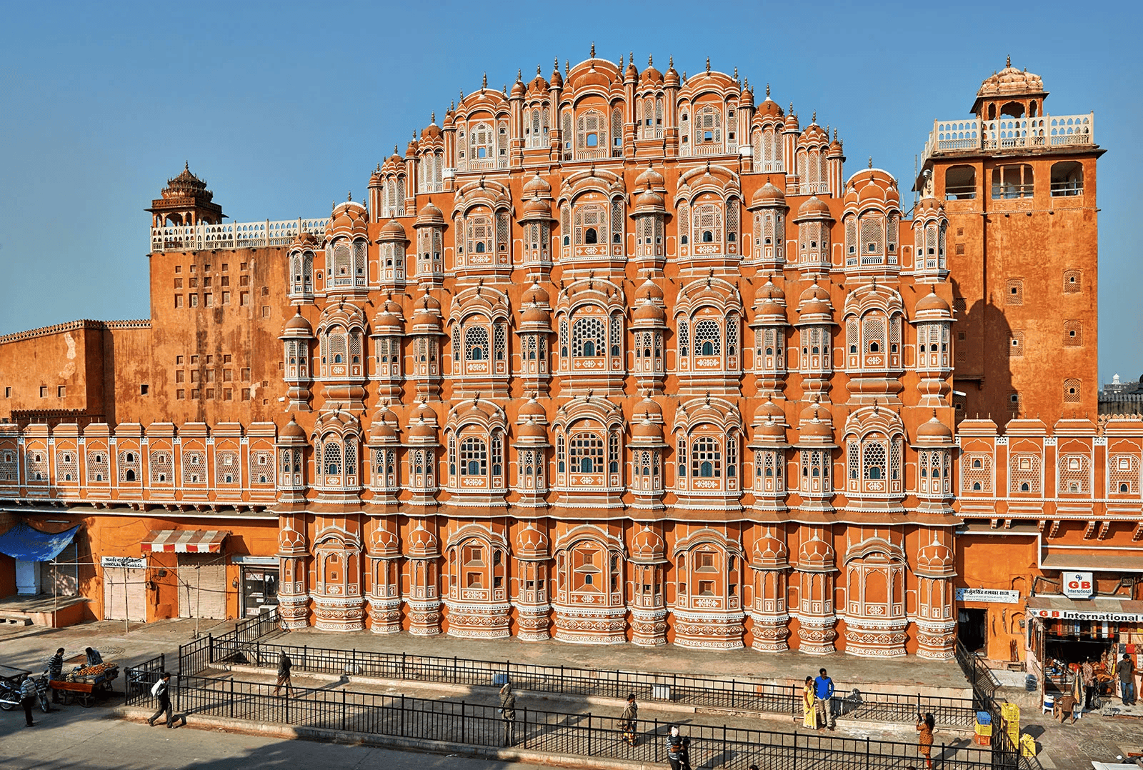 Hawa Mahal in Jaipur, the iconic pink palace of the Pink City.